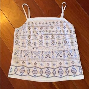 White House Black Market White Camisole Size M